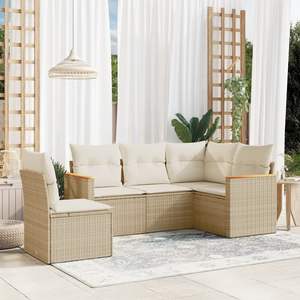Set Divano da Giardino Beige - Product Image 1