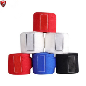 Vendas para manos SUMROOS azules para MMA, con logo personalizado, de tela, para soporte de puño, para entrenamiento en todas las estaciones. - Product Image 2