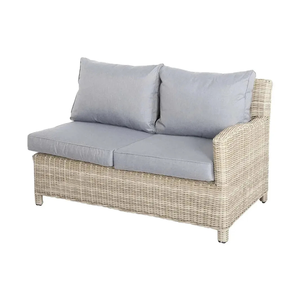 Conjunto de Sofá Esquinero de Ratán Premium para Exteriores con Mesa de Chimenea de Gas y Otomana para Jardín, Patio y Resort de Hotel de Lujo - Product Image 5