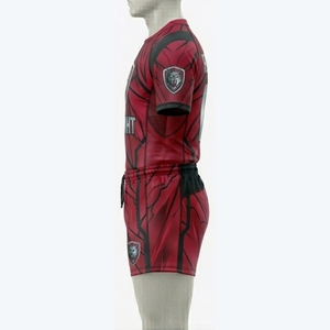 Uniforme de rugby personnalisé avec impression numérique par sublimation, vêtements de sport respirants en polyester 100%, maillot de rugby pour hommes, football tactile - Product Image 4