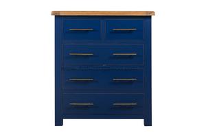 Commode de chambre à coucher au design minimaliste moderne, prix d'usine, armoire haute en bois à 5 tiroirs, meubles de chambre à coucher provenant d'un fournisseur vietnamien - Product Image 4