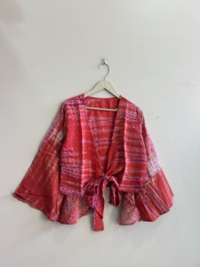 Handmade Tie and Dye <b>Silk</b> <b>Crop</b> <b>Top</b> For Women Summer Tank <b>Top</b> Women Blouse Vintage <b>Silk</b> <b>Top</b> - Product Image 4