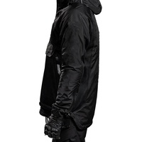 Sweat à capuche de moto polaire Streetwear d'hiver personnalisé avec armure rembourrée impression numérique à bas quantité minimale de commande pour motards
