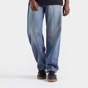 Pantalones Vaqueros Anchos Y2K de Cintura Alta con Efecto Desgastado, Pantalones de Mezclilla de Alta Calidad en Oferta para Hombre - Product Image 4