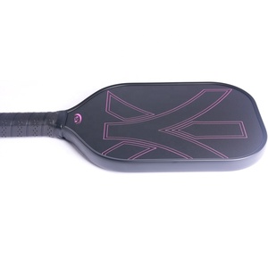Paleta Pickleball aprobada por USAP, núcleo de panal de polipropileno de 16MM con superficie de fibra de carbono cruda para control de giro de 16mm - Product Image 5