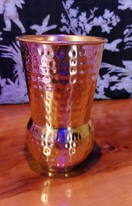 Seamless Copper Glass Tumbler Manufacturer Ayurvedic Drinking Water Cup Bulk Supply Export <b>Drinkware</b> - Product Image 5