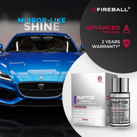 Revêtement céramique hybride SiO2 Fireball Raptor Advanced Technology (35 ml) – Durabilité 2 ans, super hydrophobe, finition ultra brillante, protection UV