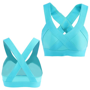 Sujetador Deportivo para Mujer, para Gimnasio, Entrenamiento, Running, Fitness, Yoga, Ejercicio, Transpirable, Elástico, de Alta Sujeción, Cómodo - Product Image 4