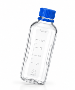 Botella de Plástico HDPE Transparente de 125 ml con Tapa de Rosca, Etiqueta Escribible, a Prueba de Fugas, Reutilizable, Envase Multiusos - Product Image 4