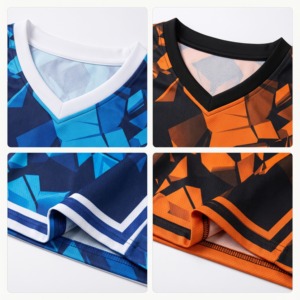 Tenues de basketball personnalisées, ensemble de maillots d'équipe sublimés en polyester et élasthanne à séchage rapide, respirant, fabricant de vêtements de sport OEM ODM - Product Image 6