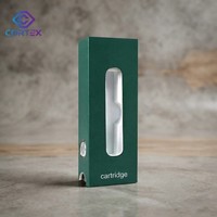 Boîte personnalisée 1g 2g jetable vide avec étiquette blanche, emballage en carton tiroir pour cartouche 1ml, emballage CR