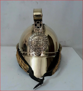 Dublin Fire Brigade Brass Fireman Helmet Firefighter Replica Helmet - Product Image 2