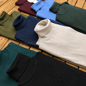 Pull unisexe en maille de couleur unie, pull chaud d'hiver, couleurs assorties, stock disponible, vente en gros, surplus de pulls - Product Image 1