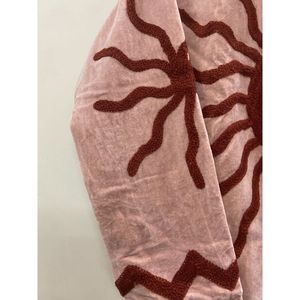 Hand Embroidered <b>Velvet</b> Cotton Jacket <b>Women</b> Mandarin Collar Full Sleeve Autumn Winter Bohemian Eye Pattern Open Front <b>Coat</b> - Product Image 4
