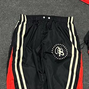 Conjunto Deportivo Cortavientos Unisex de Invierno, Tallas Grandes, Poliéster/Nailon, Estampado Sólido, Logotipo Personalizado, Transpirable, Peso Medio, con Capucha, 2 en 1 - Product Image 2