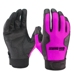 Guantes de bateo de béisbol para adultos personalizados de la mejor calidad hechos de cuero de cabra de alta calidad - Product Image 4