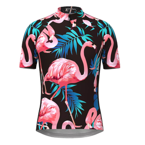Maillot de cyclisme à séchage rapide pour homme et femme, personnalisable avec le nom de l'équipe, motif sublimé, manches courtes, marque privée, OEM - Product Image 1