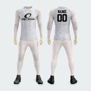 Nouvelle Collection 2026 : Tenue de Gardien de But Rembourrée, Imprimée, Respirante, avec Logo Frontal, Manches Longues et Pantalon – Vêtements de Football - Product Image 6