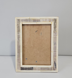 FAIZA CRAFT FC-9243 Handmade Bone Inlay Waterproof Customized Shape UV <b>Printed</b> Rectangular Photo <b>Frame</b> Tabletop Vertical Decor - Product Image 2