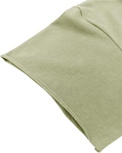Men's <b>Olive</b> <b>Green</b> Short Sleeve O-Neck <b>T</b>-<b>Shirt</b> 100% Cotton Jersey Regular Fit Casual Solid Color Knitted Plain Dyed - Product Image 3