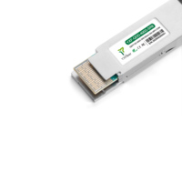 QSFP-DD 400G SR8 850nm 100M Jangkauan Tunggal MPO-16/APC DDM Modul Transceiver Serat Optik Multi-Mode Pusat Data POE 5G 3-Tahun