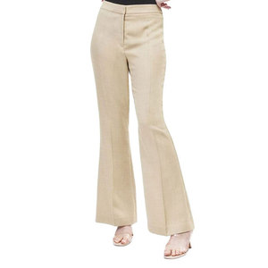 Pantalon évasé léger personnalisé pour femme, été, tissu respirant écologique, haute qualité, décontracté et confortable - Product Image 1