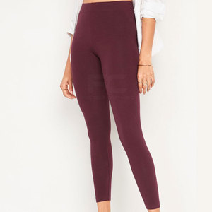 High Quality Wholesale Elastic Waist Hot Sale <b>Yoga</b> <b>Leggings</b> Solid Full Length Quick Dry Latest Design Reasonable Price - Product Image 2