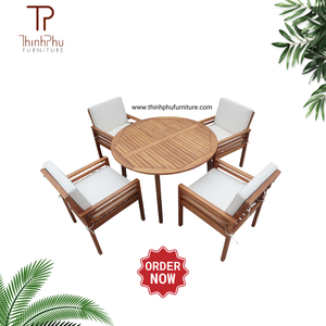 Contemporary Outdoor Rattan <b>Garden</b> <b>Chair</b> Eco-friendly Foldable Solid <b>Wood</b> Frame for Restaurant Hotel Kitchen Courtyard Villa - Product Image 5