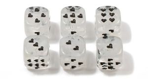 New Design Mixed Emulate <b>Dice</b> Transparent Colorful <b>Dice</b> Resin Charm for Key Ring Decoration - Product Image 5