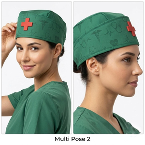 Bonnets d'hôpital tricotés personnalisables et écologiques pour médecins, infirmières et femmes – Vente en gros - Product Image 5