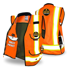 Premium Reflective Safety Vest Durable <b>Construction</b> Workwear <b>Uniforms</b> Safety Vest Manufacturer Wholesale Supply - Product Image 1