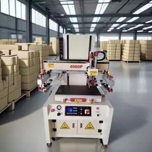 HH-4060P Auto Flatbed Screen Printer Like New for Printing on Cards Tubes Plastic Paper <b>Glass</b> and Metal Flat Sheet Materials - Product Image 2