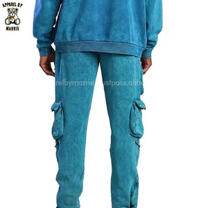 Conjuntos Deportivos Premium de Felpa Francesa para Hombre, Estilo Vintage Lavado, Textura Suave, Corte Relajado, Venta al Por Mayor - Product Image 2