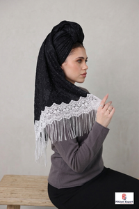 Pañuelo Cuadrado Personalizado con Borlas, Tela Suave y Ligera, Pañuelo de Moda para Mujer, Bajo MOQ, Fabricante OEM ODM - Product Image 6