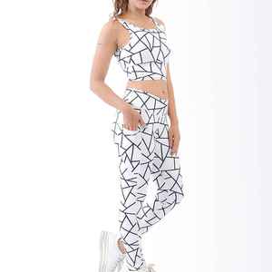 Nouveauté, ensemble de yoga pour femmes de bonne qualité, dernier design, meilleure mode, taille élastique, ensemble de yoga personnalisé pour le fitness - Product Image 5