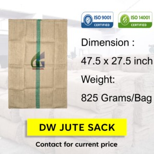 120x70 cm 825g nouveau sac de jute de qualité alimentaire ourlé bouche Agriculture utiliser personnalisable 100 kg sacs en gros Goodman Global - Product Image 2