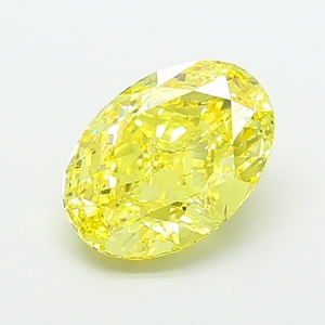 เพชรเม็ดเดี่ยวทรงรีสีเหลืองแฟนซี 10 กะรัต รุ่น Y-O2-8 จาก MAISHA DIAM & JEWELRY ผลิตด้วยวิธี CVD  ได้รับการรับรองจาก IGI สำหรับการทำเครื่องประดับ - Product Image 5