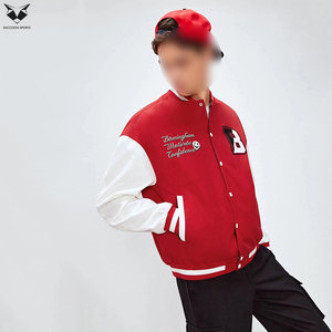 Made In Pakistan OEM Service Best Material Breathable Product Varsity Jackets, Casual Fashion Streetwear Outfit Letterman Jacket - Product Image 4