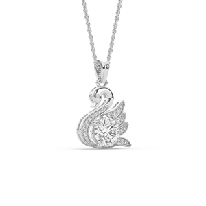 Colgante de Diamante Cultivado en Laboratorio con Certificación IGI, 1.5 Quilates, Color D/E/F, Plata 925, Estilo Único y Lujoso, Corte Brillante, Ligero, para Boda - Product Image 2