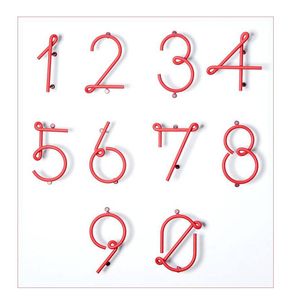 ป้ายเลขบ้านลวดเหล็กเคลือบสีดำ ตัวอักษร A ถึง 1 Z 10 - Product Image 3