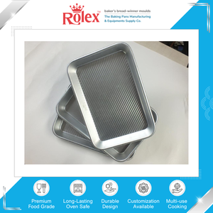 Indian Manufacturer Selling Industrial and Commercial Baking Use Oven Safe Aluminized Steel Sheetpan Multipurpose Trays - Product Image 2