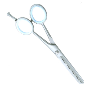 Ciseaux professionnels en acier inoxydable pour la retouche des cheveux, ciseaux de coiffure pour salon, ciseaux à cheveux à bord rasoir, fabricant OEM - Product Image 3