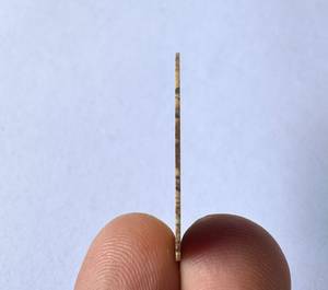 Cadran de montre en jaspe naturel brun A K Gems 30,50 mm |   Façade de pierre précieuse ultra-fine de 0,60 mm |   Trous central de 2 mm |   OEM/ODM de luxe sur mesure - Product Image 4