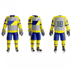 Uniforme de hockey sur glace en polyester 2026, confortable, respirant, écologique, de haute qualité, à bas prix, avec impression de logo personnalisé, très vendu - Product Image 1