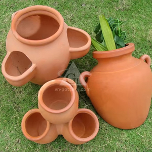 Wholesale GOL Brand Eco-Friendly Hand Carved European Style Terracotta Flower Pots Planters Customized Size Home Garden Decor - Product Image 1