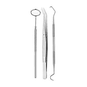 Juego de Instrumentos de Higiene Bucal de Acero Inoxidable Med Innovations, Estuche con Herramientas para Limpieza Dental, Encías, Dientes, Eliminador de Sarro, Cálculos y Placa - Product Image 1