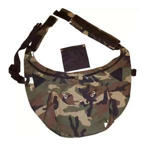 Camouflage Multi-Pocket Crossbody Utility <b>Bag</b> with Breathable Strap and 100% Acrylic - Product Image 1