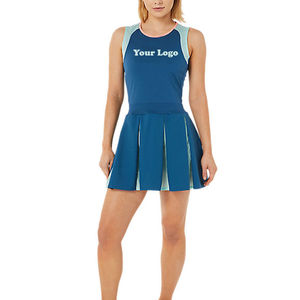 ชุดกระโปรงพลีท 2 ชิ้นสำหรับผู้ชาย ไซส์ใหญ่ แห้งเร็ว ระบายอากาศได้ดี เหมาะสำหรับกีฬากลางแจ้ง เทนนิส และพิคเคิลบอล ลายพิมพ์เทคนิค - Product Image 1