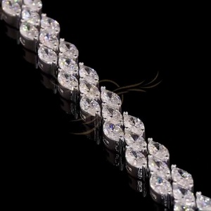 Pulsera de tenis con corte marquesa - Product Image 3