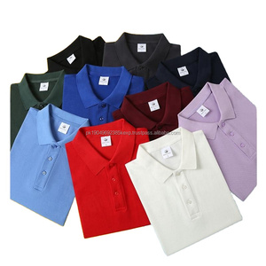 เสื้อโปโลผ้าฝ้ายสำหรับผู้ชาย100ผ้าฝ้าย - Product Image 1